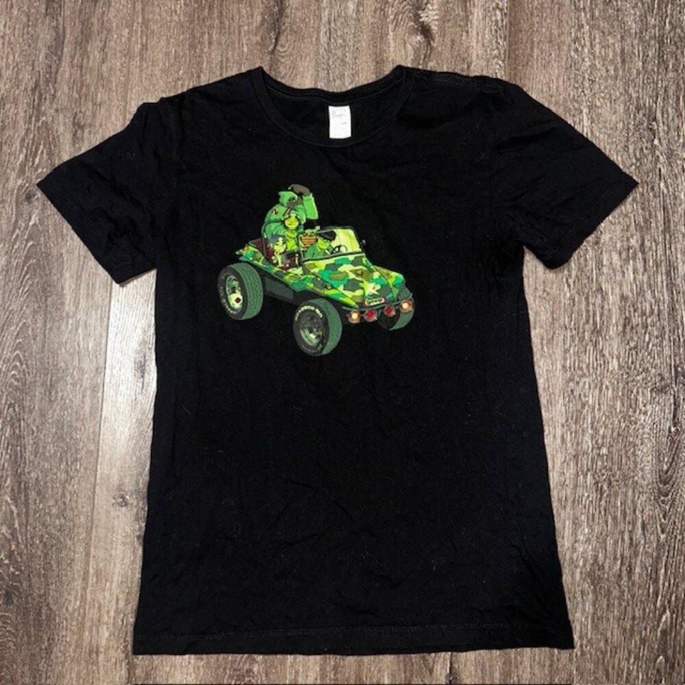 Pacific Gorillaz Self Titled Album Geep Rock Rap Black T-Shirt Size M Medium
